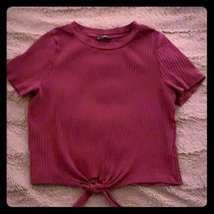 Crimson Short Sleeve Top